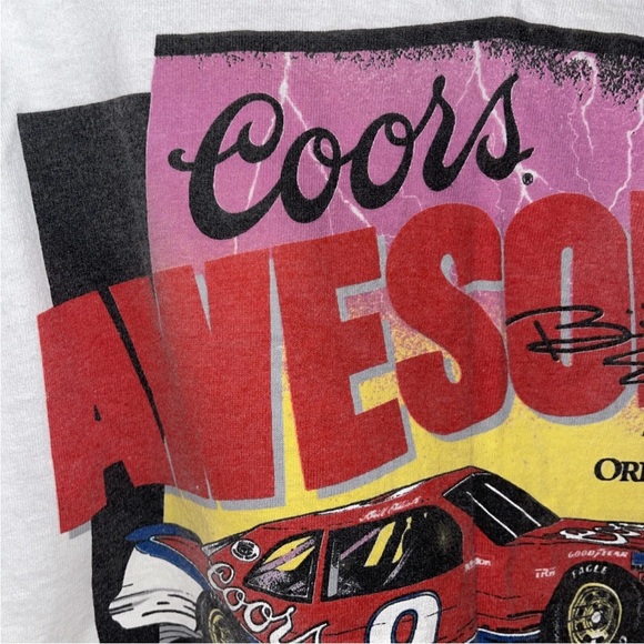 VTG BILL Elliott #9 NASCAR T-Shirt "World's Fastest 212.809 MPH” single stitch - Picture 5 of 9